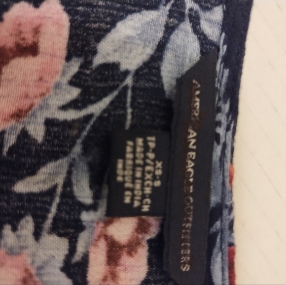 American eagles outfitters women's floral open front kamodo size xs/s - Picture 3 of 9